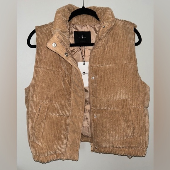 For all 7 Mankind puffer vest corduroy! - Picture 2 of 2